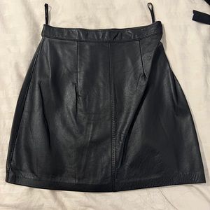 Alure Genuine Leather Skirt S